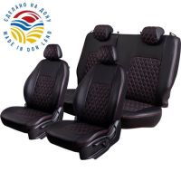 Чехлы Экокожа Турин Ромб на Hyundai HD35 -1, 04.2014, Грузовик / Фургон, 1+2 места Чехлы Экокожа Турин Ромб на Hyundai HD35 -1, 04.2014, Грузовик / Фургон, 1+2 места